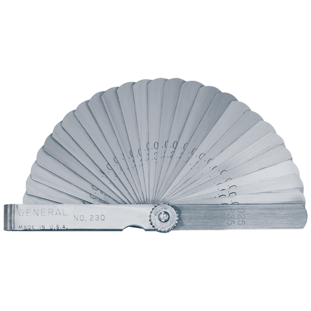 GENERAL TOOLS 318-230 26-Leaf 3 Feeler Gage .0015 To .025