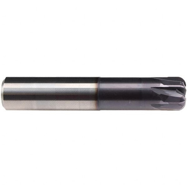 Emuge 1936A.0625 Corner Radius End Mill: 1-1/2" LOC, 0.156" Radius, 4 Flutes