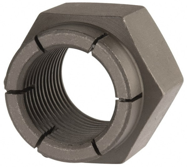 Flex-Loc 30FC-1612 1-12 UNJF Grade 2 Hex Lock Nut with Expanding Flex Top