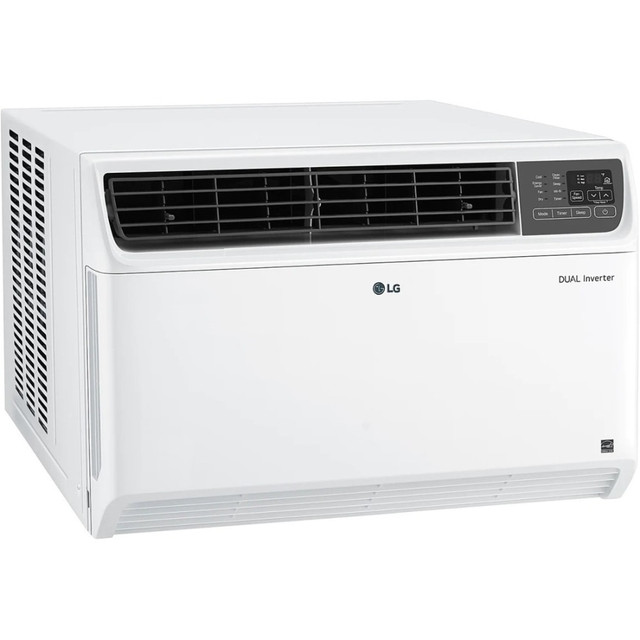 LG ELECTRONICS USA INC LW1817IVSM LG LW1817IVSM Window Air Conditioner - Cooler - 5275.28 W Cooling Capacity - 1000 Sq. ft. Coverage - Washable - Smart Connect - Remote Control - Energy Star - Digital Inverter Motor - White