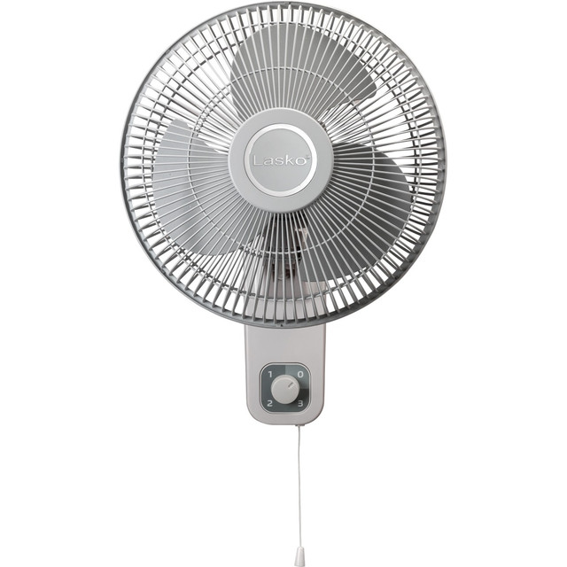 LASKO PRODUCTS, LLC M12900 Lasko M12900 Wall Mount Fan - 12in Fan Diameter - 3 Speed - Quiet, Oscillating, Adjustable Tilt Head, Durable - Gray LASKO PRODUCTS, LLC M12900 Lasko M12900 Wall Mount Fan - 12in Fan Diameter - 3 Speed - Quiet, Oscillating, Adjustable Tilt Head, Durable - Gray