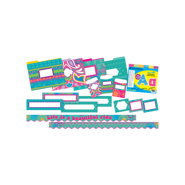 BARKER CREEK PUBLISHING, INC. BC3519 Barker Creek Decor Set, Bohemian BARKER CREEK PUBLISHING, INC. BC3519 Barker Creek Decor Set, Bohemian