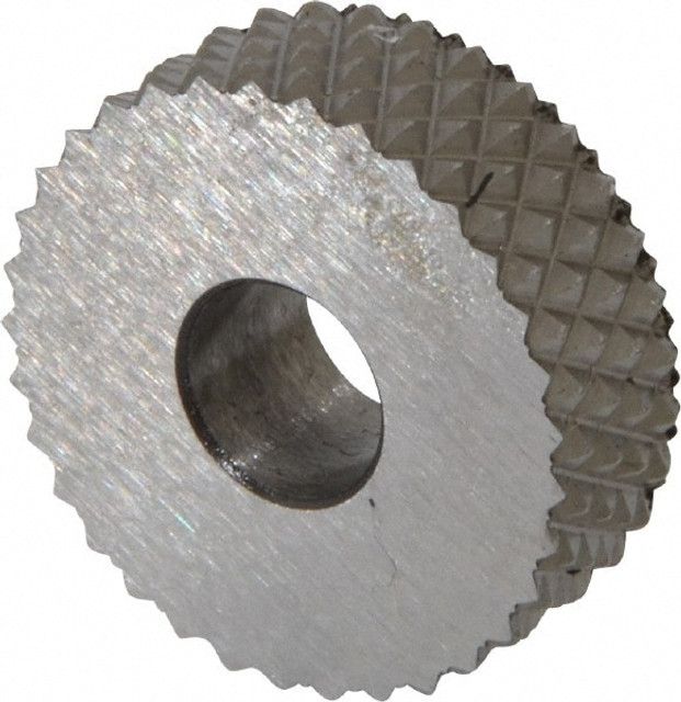 MSC KNM-216 Standard Knurl Wheel: 3/4" Dia, 90 ° Tooth Angle, 16 TPI, Diamond, High Speed Steel