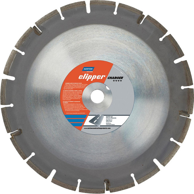 Norton 70184681487 Wet & Dry Cut Saw Blade: 24" Dia, 1" Arbor Hole, 0.155" Kerf Width, 42 Teeth