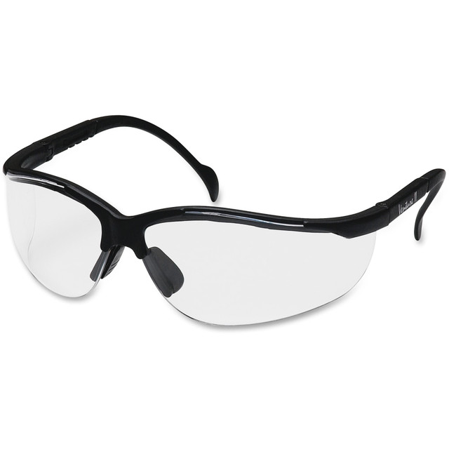 IMPACT PRODUCTS INC. ProGuard 8301000CT  830 Series Style Line Safety Eyewear - Ultraviolet Protection - Polycarbonate - Clear, Black - Lightweight, Adjustable Temple, Comfortable - 144 / Carton