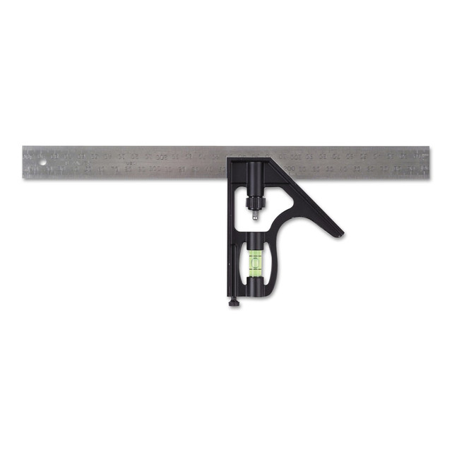 BLACK & DECKER/INDUS. CONST. 680-46-028 Stanley Tools English/Metric Combination Square, 12in Blade Length BLACK & DECKER/INDUS. CONST. 680-46-028 Stanley Tools English/Metric Combination Square, 12in Blade Length