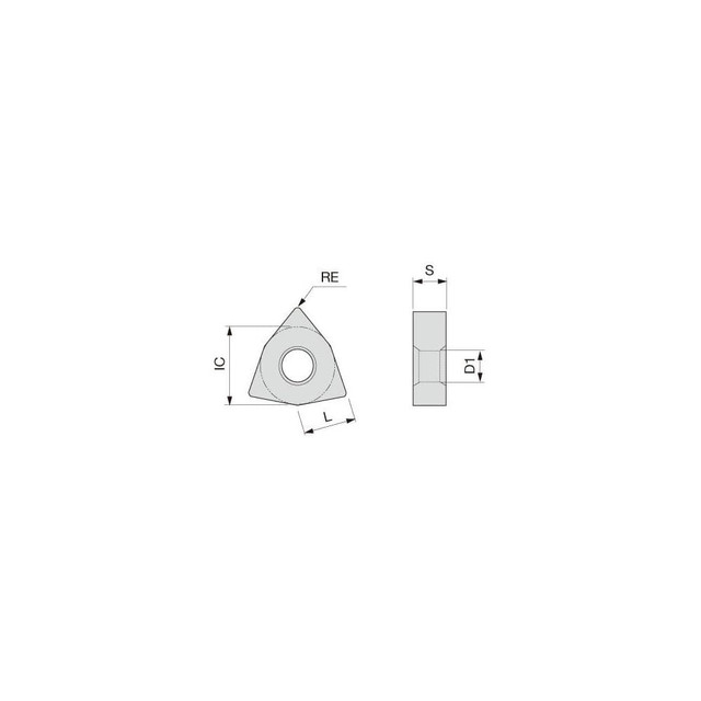 Tungaloy 6780942 Turning Insert: WNMG433DM T9225, Solid Carbide