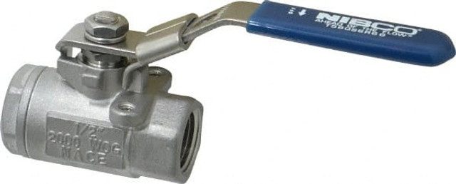 NIBCO NL94Q76 Standard Manual Ball Valve: 1/2" Pipe, Standard Port