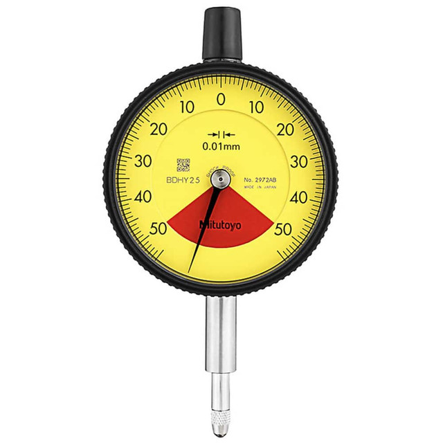 Mitutoyo 2972AB Dial Drop Indicator: 50-0-50 Dial Reading