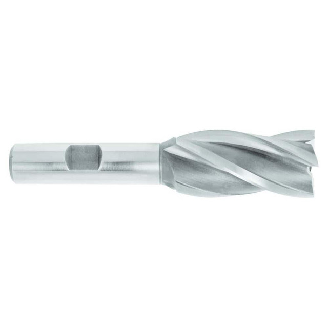 Melin Tool 16482 Square End Mill: 3/4'' Dia, 5/8'' LOC, 1/2'' Shank Dia, 2-5/8'' OAL, 6 Flutes, Cobalt