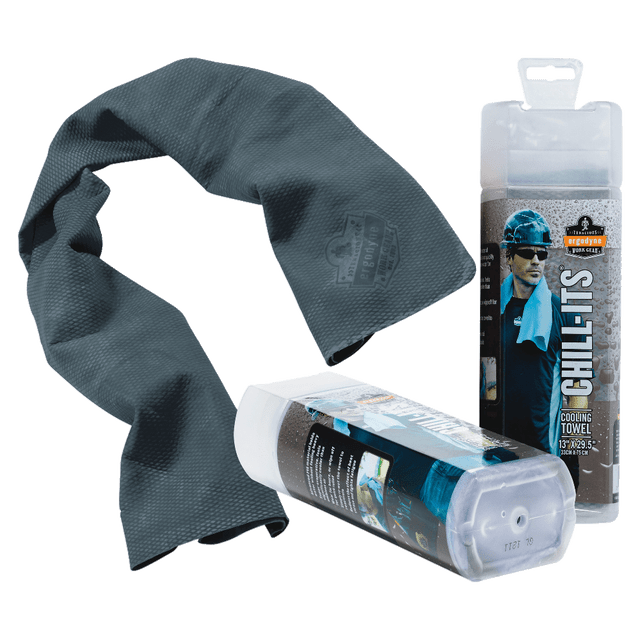 ERGODYNE CORPORATION 12438 Ergodyne Chill-Its 6602  Gray Evaporative Cooling Towel