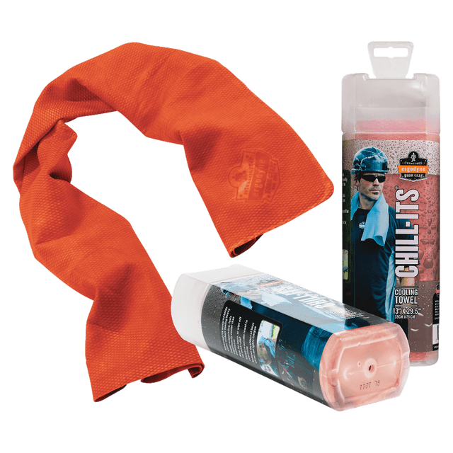 ERGODYNE CORPORATION 12441 Ergodyne Chill-Its 6602 Orange Evaporative Cooling Towel ERGODYNE CORPORATION 12441 Ergodyne Chill-Its 6602 Orange Evaporative Cooling Towel