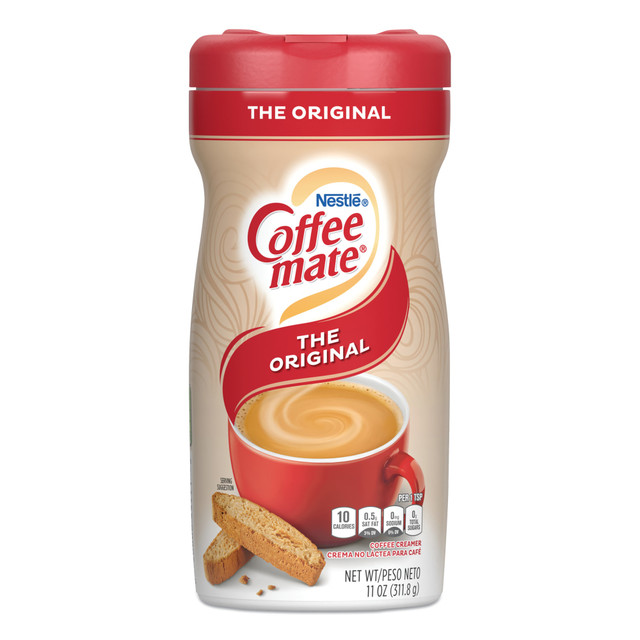 NESTLE WATERS NORTH AMERICA 55882 Nestle Coffee-mate Powdered Creamer Canister, Original, 11 Oz