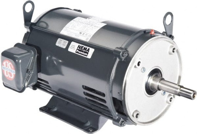 US Motors DJ2E1DM Three Phase Energy Efficient AC Motor: ODP Enclosure