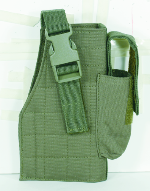 Voodoo Tactical 25-0029004001 Tactical Molle Holster w/ Attached Mag Pouch Voodoo Tactical 25-0029004001 Tactical Molle Holster w/ Attached Mag Pouch