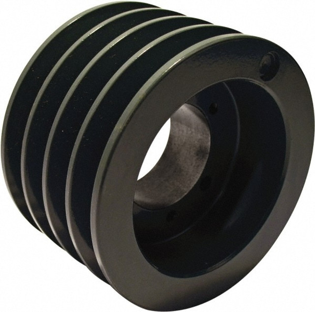 TB Wood's 704B 4 Groove, 1/2 to 2-1/2 Bore Diam, 7.35" Outside Diam, QD Bushed V Belt Sheave