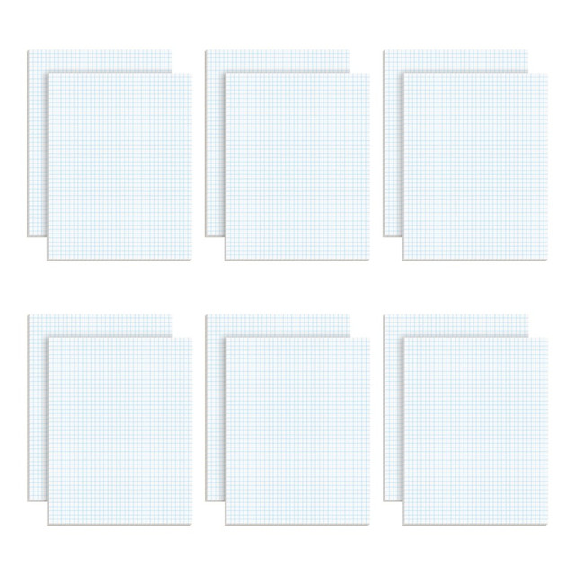 TOPS BUSINESS FORMS 33041 TOPS Quadrille Pad, 8 1/2in x 11in, Quad Ruled, White, 50 Sheets Per Pad, Pack Of 12 Pads TOPS BUSINESS FORMS 33041 TOPS Quadrille Pad, 8 1/2in x 11in, Quad Ruled, White, 50 Sheets Per Pad, Pack Of 12 Pads