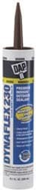 DAP. 7079818418 Caulk: 10.1 oz Cartridge, Brown, Acrylic & Latex