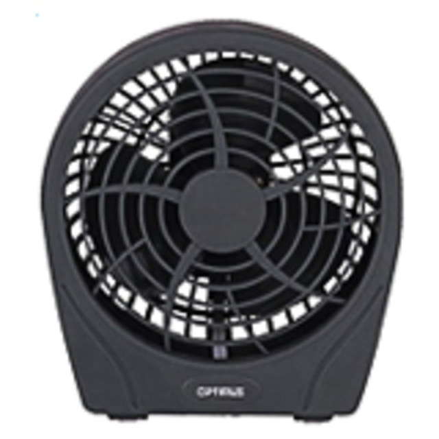 OPTIMUS ENTERPRISE, INC. Optimus F-0622S  F-0622 Desk Fan - 152.4 mm Diameter - 2 Speed - Energy Efficient, Quiet, Comfortable Handle - Charcoal