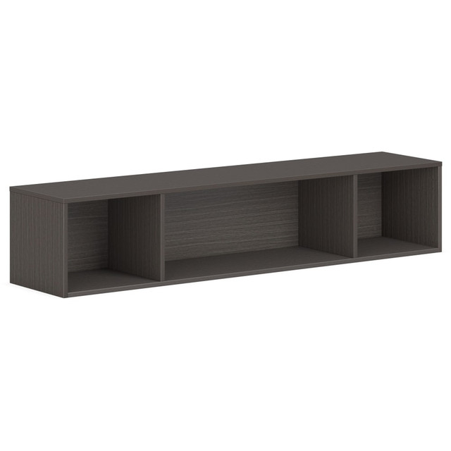HNI CORPORATION HONPLWMH66LS1 HON Mod Wall Mounted Storage | Open | 66inW | Slate Teak Finish - Finish: Slate Teak HNI CORPORATION HONPLWMH66LS1 HON Mod Wall Mounted Storage | Open | 66inW | Slate Teak Finish - Finish: Slate Teak