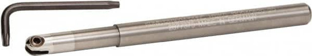 Kennametal 2879410 Indexable Ball Nose End Mill: 3/4" Cut Dia, Solid Carbide, 8.27" OAL
