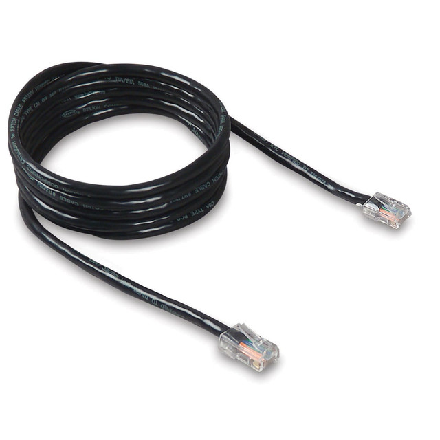 BELKIN, INC. A3L791-09-BLK Belkin Cat. 5e UTP Network Patch Cable - RJ-45 Male - RJ-45 Male - 8.86ft - Black