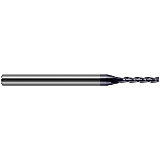 Harvey Tool 12520-C3 Square End Mill: 5/16" Dia, 4 Flutes, 1-5/8" LOC, Solid Carbide, 30 ° Helix