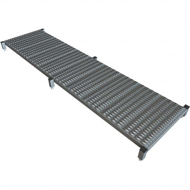 TRI-ARC WLOS597242 1-Step Steel Work Platform: 800 lb Capacity, 24" Wide, 97" Deep, 8" High
