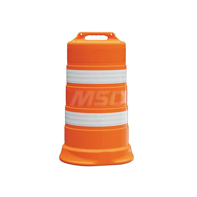 Plasticade 456-LD-T-44 Traffic Barrels, Delineators & Posts; Reflective: Yes ; Base Needed: Yes ; Compliance: MASH Compliant; MUTCD Standards ; Collar Three Width (Inch): 4 ; Collar Two Width (Inch): 4 ; Collar Four Width (Inch): 4