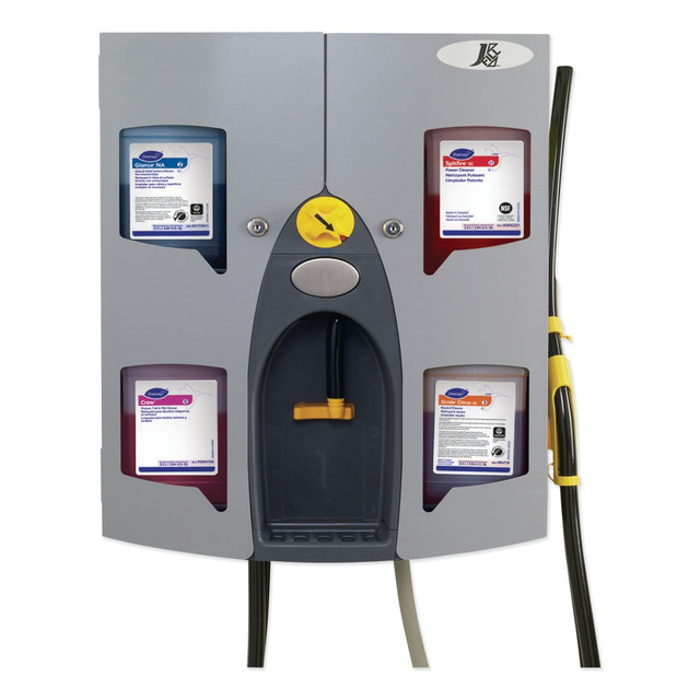 DIVERSEY D3754220 J-Fill QuattroSelect Dispensing System, Gray DIVERSEY D3754220 J-Fill QuattroSelect Dispensing System, Gray