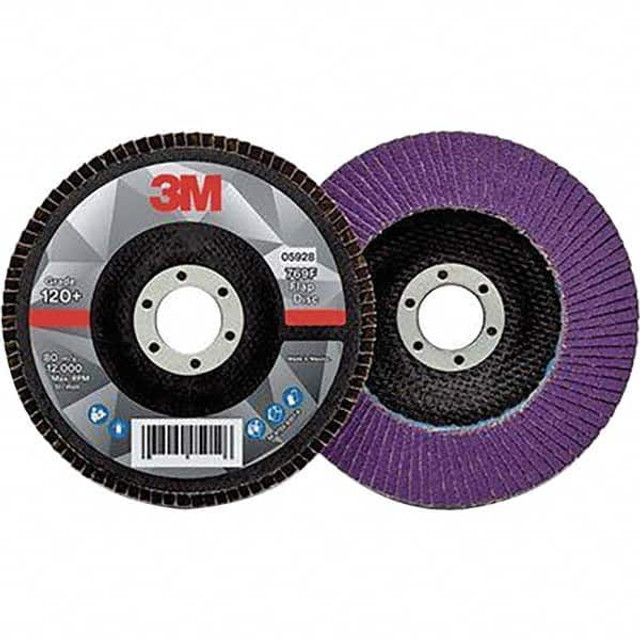 3M Flap Disc: 7/8" Hole, Ceramic, Type 27 7100178088