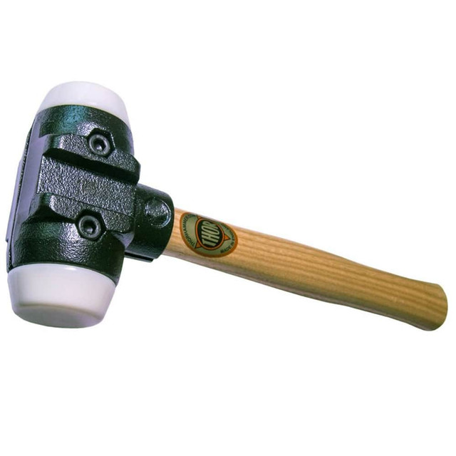 Osca TH36NH175 Non-Marring Hammer: 3.42 lb, 1-3/4" Face Dia, Malleable Iron Head