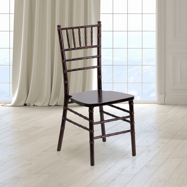 FLASH FURNITURE XSWALNUT  HERCULES Series Chiavari Chair, Walnut