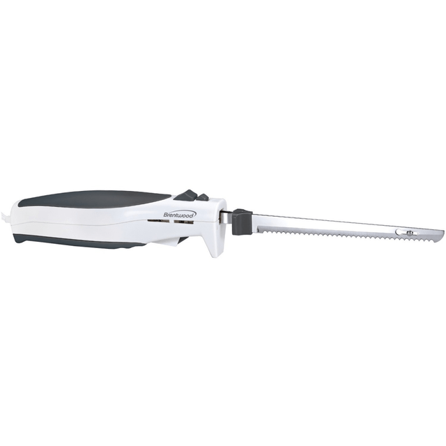 BRENTWOOD APPLIANCES, INC. TS-1010 Brentwood TS-1010 7-Inch Electric Carving Knife, White - Carving Knife - Carving - Dishwasher Safe - White BRENTWOOD APPLIANCES, INC. TS-1010 Brentwood TS-1010 7-Inch Electric Carving Knife, White - Carving Knife - Carving - Dishwasher Safe - White