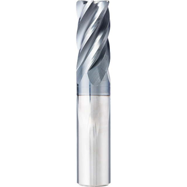 Supermill TC5F500VM-015 Corner Radius End Mill: 1/2" Dia, 1-1/4" LOC, 0.015" Radius, 5 Flutes, Solid Carbide