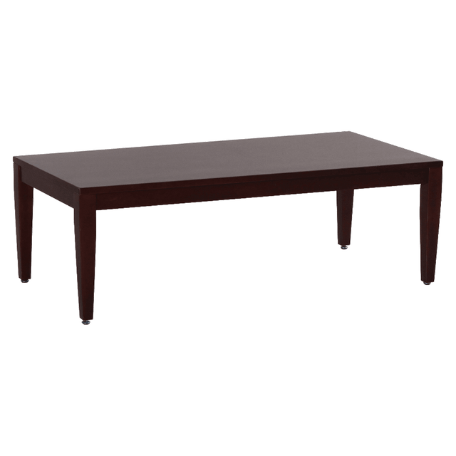 SP RICHARDS Lorell 59544  Solid Wood Coffee Table, Mahogany