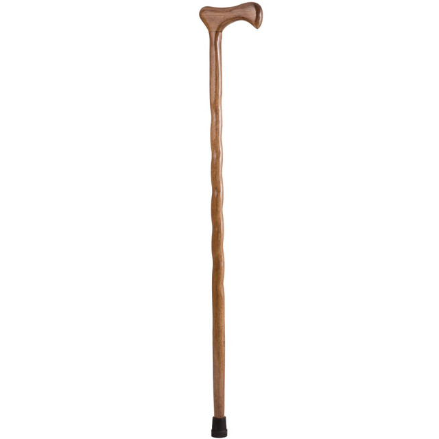 BRAZOS WALKING STICKS 502-3000-0281  Twisted Walnut Walking Cane, 37in, Natural