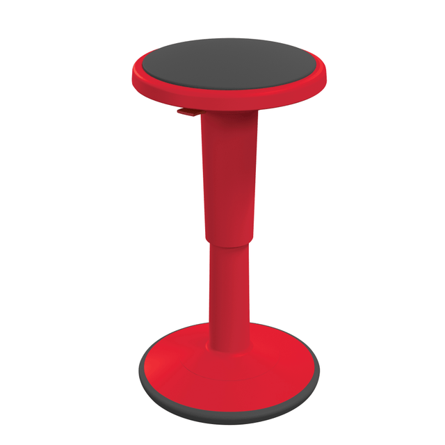 MOORECO INC 50960-RED Hierarchy Height-Adjustable Grow Stool, 18inH, Red