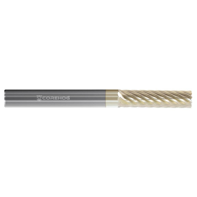 Corehog C99519 Square End Mill: 3/4" Dia, 2" LOC, 10 Flutes, Solid Carbide