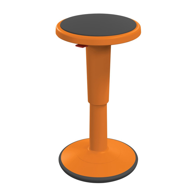 MOORECO INC 50970-ORANGE Hierarchy Height-Adjustable Grow Stool, 24inH, Orange