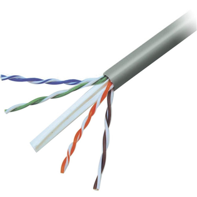 Separator design provides extra cross-talk immunity  White conductor has color band for easy pair identification  Category 6 performance rated for any 10Base-T, 100Base-T, and 1000Base-T Network