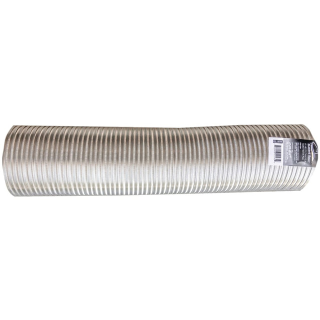 BUILDERs BEST, INC. Builder's Best 111586 Builders Best 6in x 8ft Semi-Rigid Aluminum Duct, Silver, BDB111586