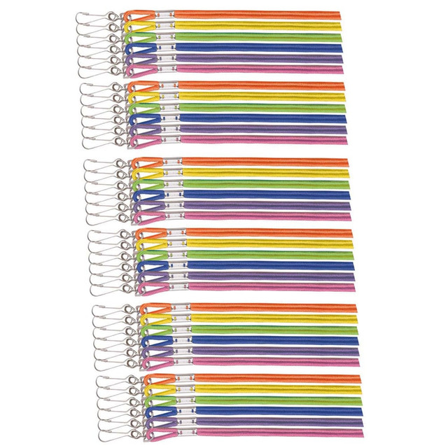 EDUCATORS RESOURCE CHS127ASST-3 Champion Sports Lanyards, Assorted Neon Colors, 12 Lanyards Per Pack, Set Of 3 Packs
