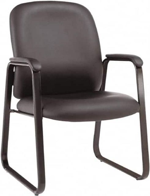 ALERA ALEGE43LS10B Black Leather Guest Chair