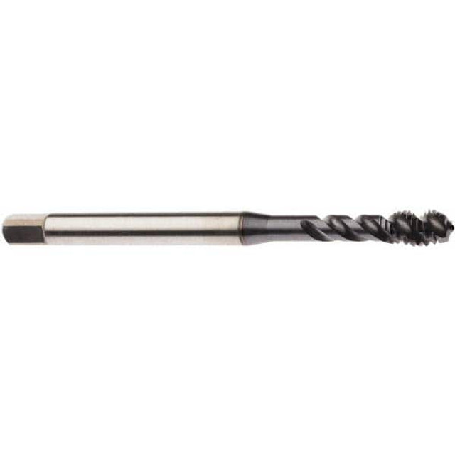 Seco 03000126 Spiral Flute Tap: M5 x 0.80, Metric, 3 Flute, Modified Bottoming, 6H Class of Fit, Cobalt, TICN Finish