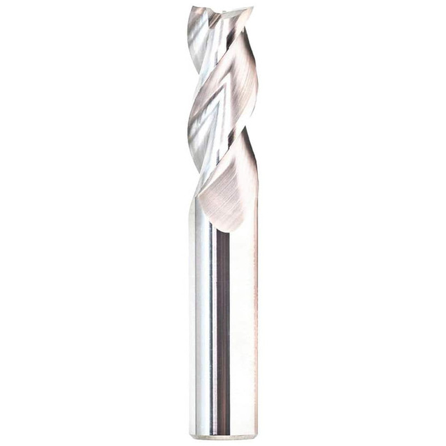 GWS 120687 Corner Radius End Mill: 5/8" Dia, 1-5/8" LOC, 0.02" Radius, 3 Flutes, Solid Carbide