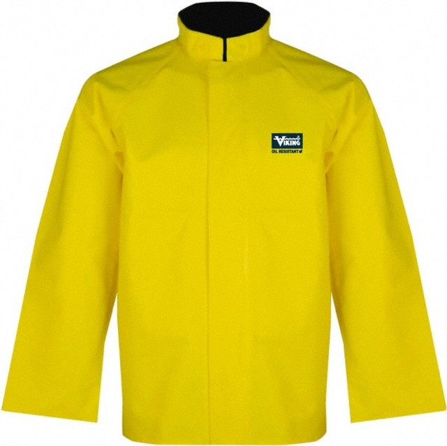 Viking 5110J-S Rain Jacket: Size S, Yellow, Polyester