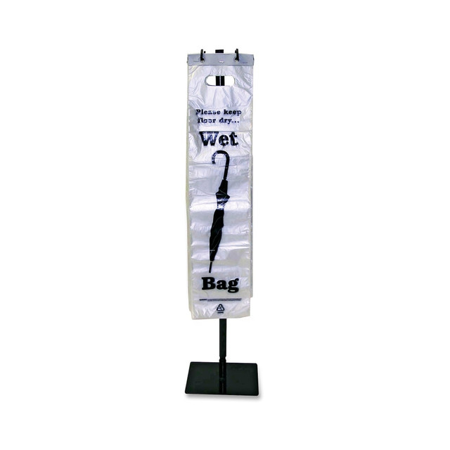 TATCO PRODUCTS, INC. 57019 Wet Umbrella Bag Stand, Powder Coated Steel, 10w x 10d x 40h, Black TATCO PRODUCTS, INC. 57019 Wet Umbrella Bag Stand, Powder Coated Steel, 10w x 10d x 40h, Black