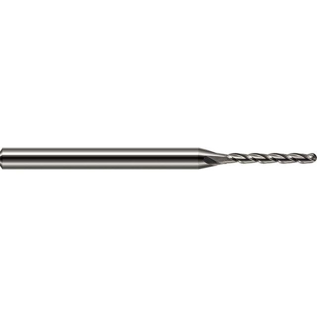 Harvey Tool 34093 Ball End Mill: 0.093" Dia, 0.75" LOC, 3 Flute, Solid Carbide