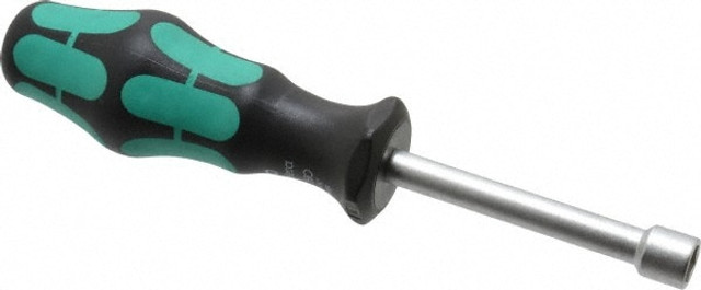 Wera 05029505001 Nut Driver: 3/8" Drive, Hollow Shaft, Ergonomic Handle, 7-1/4" OAL